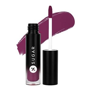 Sugar Cosmetics Mousse Muse Lip Cream | Lasts 24+ Hrs | Creamy Mousse Lipstick | Waterproof & Smudgeproof | 5Ml – 07 Plum Brandy