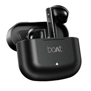 Boat [New Launch] Airdopes 91 Prime, 45Hrs Battery, 13Mm Drivers, Metallic Finish, Low Latency,Enx Tech, Fast Charge, V5.3 Bluetooth Earbuds, Tws Ear Buds Wireless Earphones With Mic (Midnight Black)