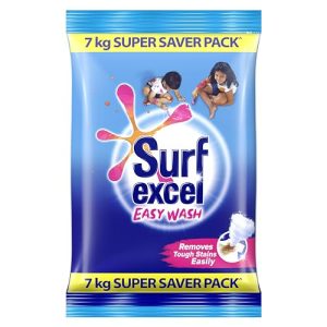 Surf Excel Easy Wash Detergent Powder7 Kg | Superfine Washing Powder | Dissolves Easily & Removes Tough Stains | Suitable For All Washing Machines