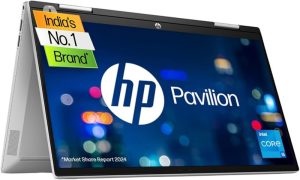 Hp Hp Pavilion Intel Core I5 11Th Gen Core I5-1155G7 – (16 Gb/512 Gb Ssd/Windows 11 Home) Pavilion 14-Dy1048Tu Notebook(14 Inch, Silver, 1.52 Kg Kg, With Ms Office)