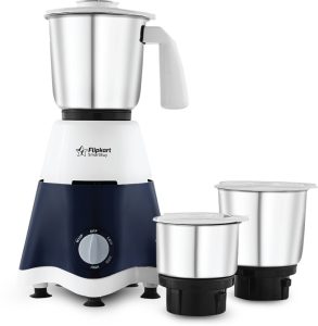 Flipkart Smartbuy Powerchef Premium 500 W Mixer Grinder(Fksbmg50Aidhnbw / Fksbmg500Aidhnbw | 3 Jars | With 1 Year Extended Warranty | White, Navy Blue)