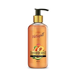 Layer’R Wottagirl Shower Gel Peach & Avocado | Non-Toxic And Paraben Free | For Women, 300Ml