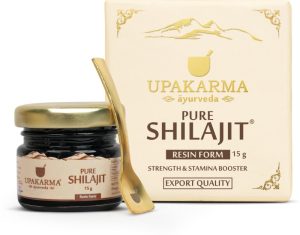 Upakarma Pure Shilajit Resin |High Fulvic Acid Content|Boost Performance, Power & Stamina