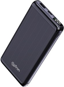 Ptron 10000 Mah 22.5 W Power Bank(Black, Lithium Polymer, Fast Charging For Mobile)