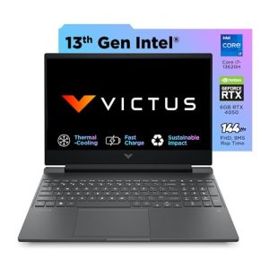 Hp Victus Gaming Laptop 15,13Th Gen Intel Core I7-13620H,15.6-Inch(39.6 Cm),Fhd,Anti-Glare,16Gb Ddr4,512Gb Ssd,Nvidia Geforce Rtx 4050 Laptop Gpu,Audio By B&O,Windows 11,Black,2.29Kg,15-Fa1274Tx