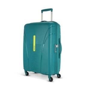 American Tourister Ivy 77Cm Large Hardside Polypropylene 4 Wheel Spinner Check-In Suitcase With Recessed Tsa Lock & Color-Matched Components For Women & Men – Spring Green