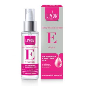 Livon Professional Smoothening Serum For Women & Men | With Vitamin E, Avocado & Almond Oil | For Smoother, Stronger & Frizz-Free Hair | No Paraben, Sulphate Or Mineral Oil | All Hair Types | 100Ml