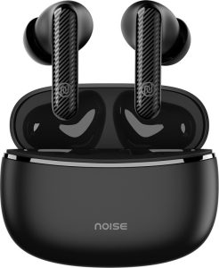 Noise Aura Buds With Dual Device Pairing, 60 Hours Of Playtime, And Enc With Quad Mic Bluetooth(Aura Black, True Wireless)