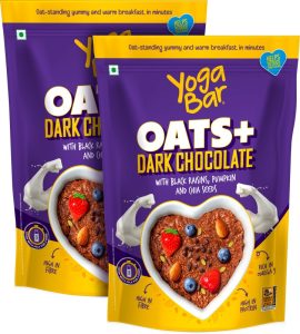 Yogabar Dark Chocolate Oatmeal 1Kg Pack Of 2 Pouch(2 X 1 Kg)