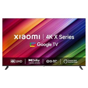 Xiaomi 125 Cm (50 Inches) X Series 4K Led Smart Google Tv L50Ma-Auin (Black)