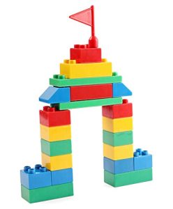 Smart Picks Build To Play 80 Colourful Building Blocks For Kids