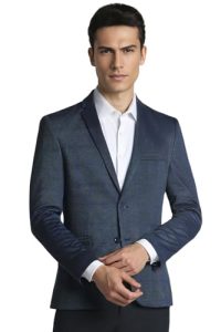 Peter England Men’S Blazer (Pibzwnsfi16409_Navy_42