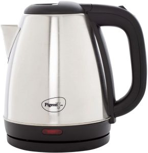 Pigeon Favourite Electric Kettle(1.5 L, Silver, Black)