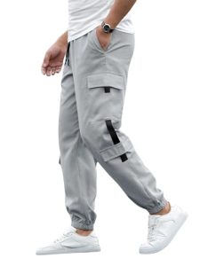 Lymio Track Pant For Men || Track Pants || Plain Track Pant (Track-06-08) (In, Alpha, M, Grey)