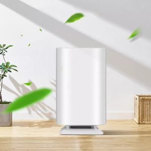 Chocozone Air Purifier For Home With 3 Stage Filtration, Hepa Filter Pm 2.5 Filtration Portable Room Air Purifier(White)