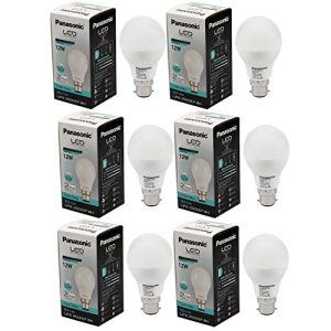 Panasonic B22 Led Cool Day Light Bulb (12W) Pack Of 6