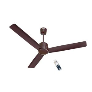 Havells 1200Mm Ambrose Slim Bldc Ceiling Fan | Premium Finish, Decorative Fan, Remote Control, High Air Delivery Fan | 5 Star Rated, Upto 60% Energy Saving | 2+1* Year Warranty | (Pack Of 1, Brown)