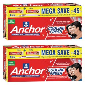 Anchor Red Cooling Fresh Gel Toothpaste 600Ggm (150Gx4)