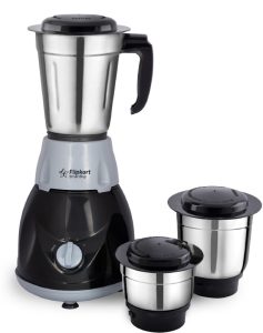 Flipkart Smartbuy Storm Max Neo Powerchef 550 W Juicer Mixer Grinder(Storm Max Neo Powerchef | 3 Jars | Black, Silver)