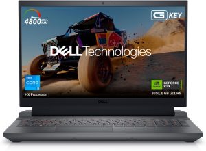 Dell G15-5530 Intel Core I5 13Th Gen 13450Hx – (16 Gb/1 Tb Ssd/Windows 11 Home/6 Gb Graphics/Nvidia Geforce Rtx 3050) 0Gn55301106G201Rin0 Gaming Laptop(15.6 Inch, Dark Shadow Gray, 2.65 Kg, With Ms Office)