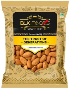 Blk Foods Select Natural California Badam Giri 500Gm Almonds(500 G)