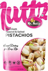 Mr.Nuttz Premium Roasted & Salted Nut Pistachios(500 G)