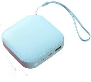 Amytel 10000 Mah 25 W Mini Pocket Size Power Bank(Light Blue, Lithium-Ion, Quick Charge 4.0, Power Delivery 2.0, Fast Charging For Earbuds, Trimmer, Mobile, Speaker, Smartwatch, Mobile)