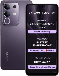 Vivo T4X 5G (Pronto Purple, 128 Gb)(6 Gb Ram)