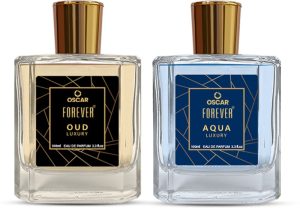 Oscar Forever Luxury Combo Of Aqua & Oud Long Lasting Fragrance (100Ml Each) Eau De Parfum  –  200 Ml(For Men & Women)