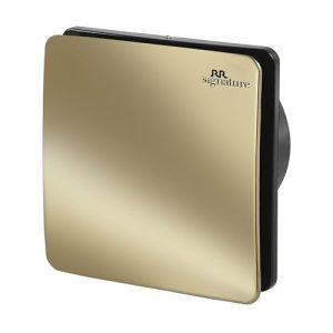 Rr Signature Vento Fresh Luxura 150 Mm Exhaust Fan For Kitchen, Bathroom | Silent, Compact Design, Easy Install | Thermal Fuse | High Speed 100% Powerful Copper Motor | 2 Year Warranty [Gold]