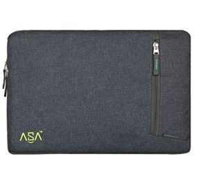 Asa Global Solution Fabric 16 Inches For Gaming Laptop Sleeve With Shock And Water Resistance, Design, Main Utility Pocket