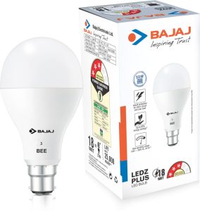 Bajaj 18 W Basic Standard B22 Led Bulb(White)