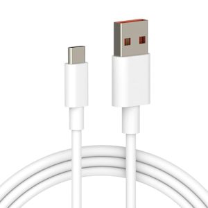 Mi Usb To Type C 120W Hypercharge Cable, 6A Fast Charging Cable With Up To 480 Mbps High-Speed Data Transfer & Sync Cord Compatible With All Xiaomi Smartphones And Devices, White (1 Meter)