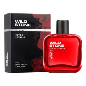 Wild Stone Ultra Sensual Edp Premium Perfume For Men, 50Ml|Long-Lasting Men’S Eau De Parfum|Luxury Fragrances That Smell Great All Day|Ideal Gift For Him|Aromatic Fougere Long-Lasting Scent For Men