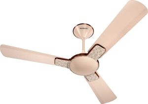 Havells Enticer Art Energy Saving 1200 Mm Premium Designer Fan For Home| 100% Copper Winding Motor|High Power In Low Voltage Fan| Suitable For Living & Bedroom|Dust Resistant Coating (Fauna Champagne)