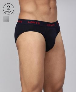 Levi’S Men Contoured Double Pouch, Tag Free Comfort & Smartskin Technology Style# 009 Neo Brief