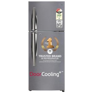 Lg 242 L 3 Star Smart Inverter Frost-Free Double Door Refrigerator (Gl-I292Rpzx, Shiny Steel, Door Cooling+)