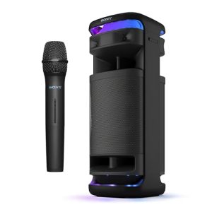 Sony New Launch Ult Tower 10 Party Speaker With Ult Button(2 Modes) For Massive Bass And Powerful Sound, 360 Sound & Party Lights, Wireless Mic For Karaoke, Bluetooth, Touch Panel, Tv Sound Booster