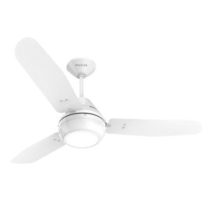 Polycab Superia Lite 1200 Mm Underlight Led With Remote Luxury Metallic Finish 1 Star Ceiling Fan (White)