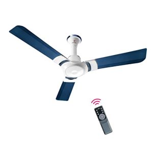 Ottomate Sense Connect 5 Star Rated Smart Bldc With Remote 3 Blade 1200 Mm High Speed Ceiling Fan (Ocean Blue, Pack Of 1)