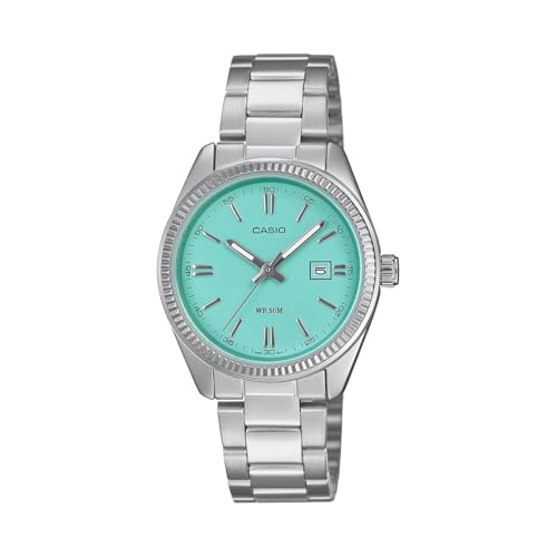 Casio Enticer Ladies Ltp-1302Pd-2A2Vef Analog Blue Dial Women (A2372)
