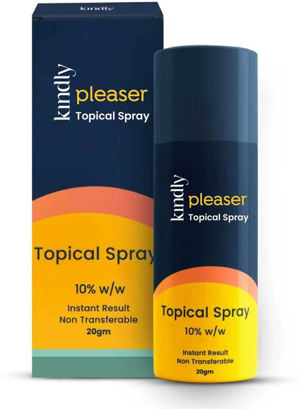 Kindly Health Kindly Health Pleaser Topical Spray | Non-Transferrable Spray For Men|Pack Of 1(20 G)