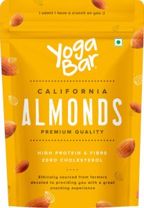 Yogabar Premium California Almonds | 100% Natural Crunchy Badam Giri Almonds(900 G)