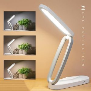 Monjay Led Desk Lamp Dimmable Table, Reading, With Usb Charging Port 3 Colour Mode For Study/Table/Led Light Touch Control Eye Caring Light For Work (Pawn)