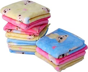 Tinytoons Ultra Soft Towel Handkerchief Pack 10 [“Multicolor”] Handkerchief(Pack Of 10)