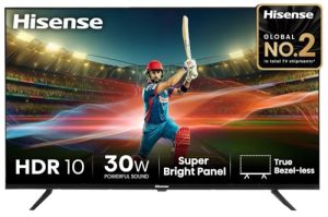 Hisense 108 Cm (43 Inches) E43N Series Full Hd Smart Google Led Tv 43E43N (Black)