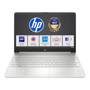 Hp 15S Core I5 12Th Gen (8Gb Ram/512Gb Ssd/Fhd/15.6″ (39.6 Cm)/Windows 11/Ms Office/Backlit Keyboard/Silver/1.69 Kg) Fq5329Tu Laptop