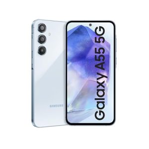 Samsung Galaxy A55 5G (Awesome Iceblue, 8Gb Ram, 128Gb Storage) | Metal Frame | 50 Mp Main Camera (Ois) | Nightography | Ip67 | Corning Gorilla Glass Victus+ | Samoled With Vision Booster