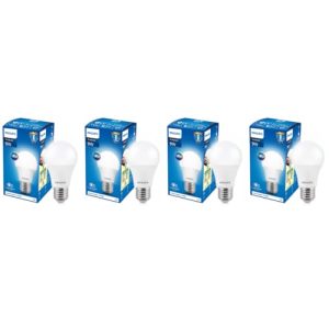 Philips Ace Saver Base E27 9-Watt Led Bulb (Pack Of 4, White)