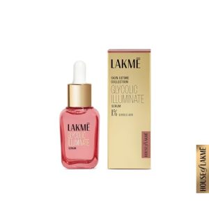 Lakmé Glycolic Illuminate Serum With 1% Glycolic Acid Reduces Dullness & Improves Texture, 30 Ml